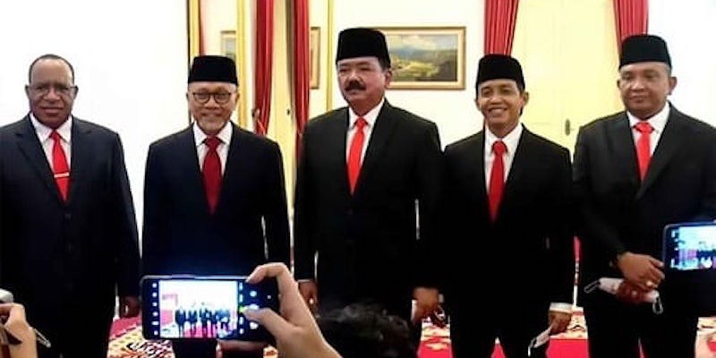 Menteri dan Wakil Menteri Kabinet Jokowi yang baru/Repro