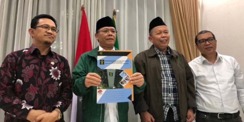 Plt Ketua Umum PPP Mardiono bersama Wakil Ketua Umum Arsul Sani/Net