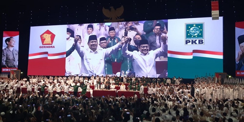 Partai Gerindra dan Partai Kebangkitan Bangsa (PKB) mendeklarasikan koalisi pada Pemilu 2024/Net