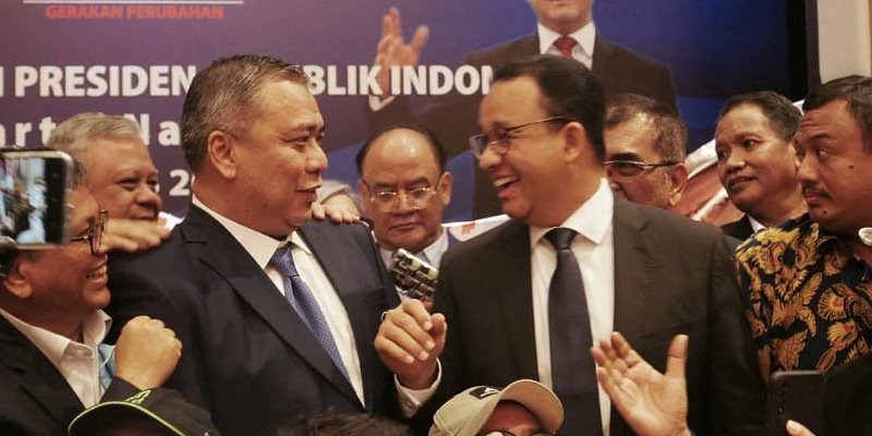 Wakil Ketua Umum DPP NasDem, Ahmad Ali dengan Capres Partai NasDem, Anies Baswedan/Ist