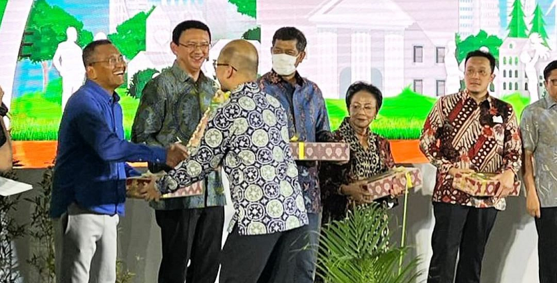 Dahlan Iskan dan Basuki Tjahaja Purnama di acara Greenhope di Cikupa, 17 Oktober 2022/Disway