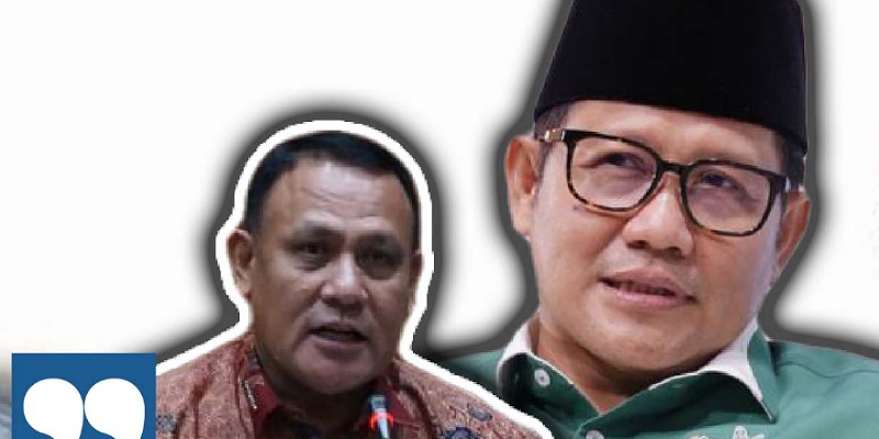 Kolase ketua KPK Firli Bahuri dan Ketum PKB Muhaimin Iskandar/Net