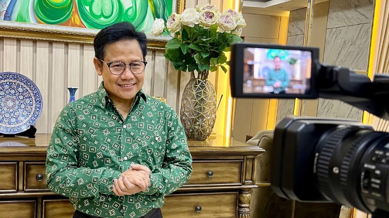 Ketum PKB Muhaimin Iskandar memberikan ucapan Natal 2022/Repro