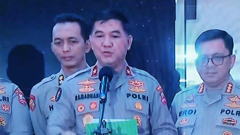 Karo Penmas Humas Polri Brigjen Ahmad Ramadhan mengumumkan hasil sidang kode Etik Bharada E/Repro