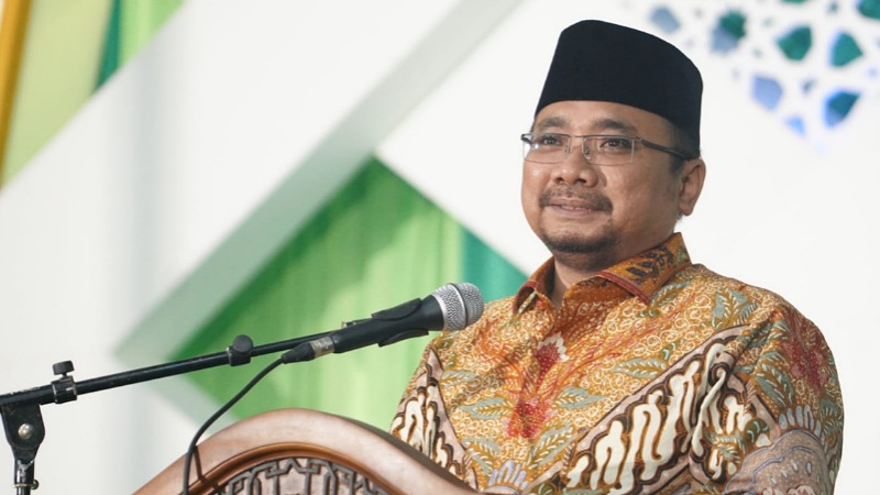 Menteri Agama Yaqut Cholil Qoumas. (Foto: Kemenag)