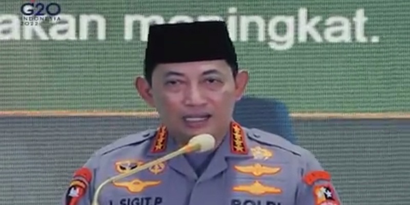 Kapolri Jenderal Pol Listyo Sigit Prabowo. ( Foto: Repro)