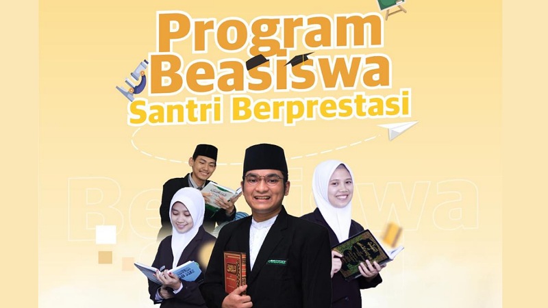 Program beasiswa santri berprestasi (PBSB). (Foto: Repro)