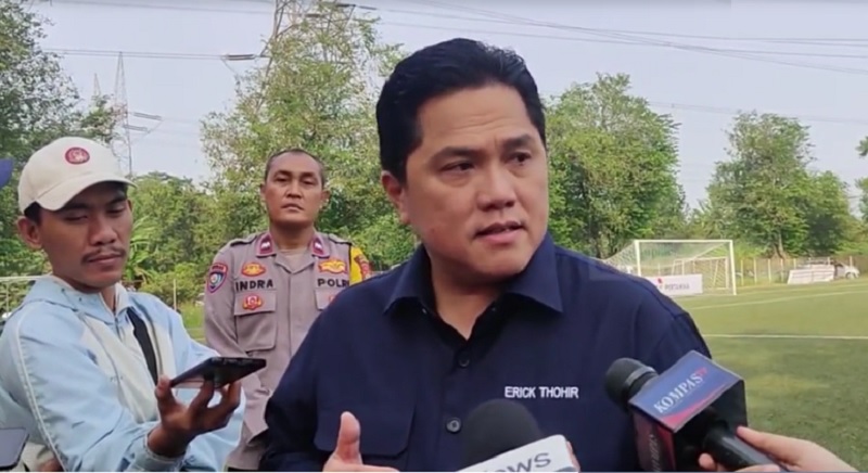 enteri Badan Usaha Milik Negara (BUMN), Erick Thohir. (Tangkapan Layar)