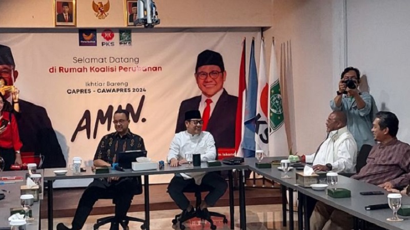 Kick off Baja Amin dan Timnas Pemenangan Amin. (Foto: Medcom)