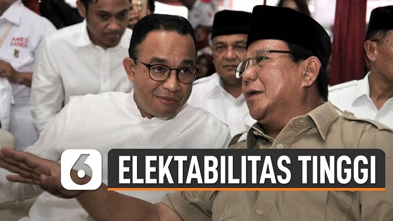 Anies Baswedan dan Prabowo Subianto yang saat ini menjadi Bacapres dalam satu kesempatan. (Foto: Dok Liputan 6)