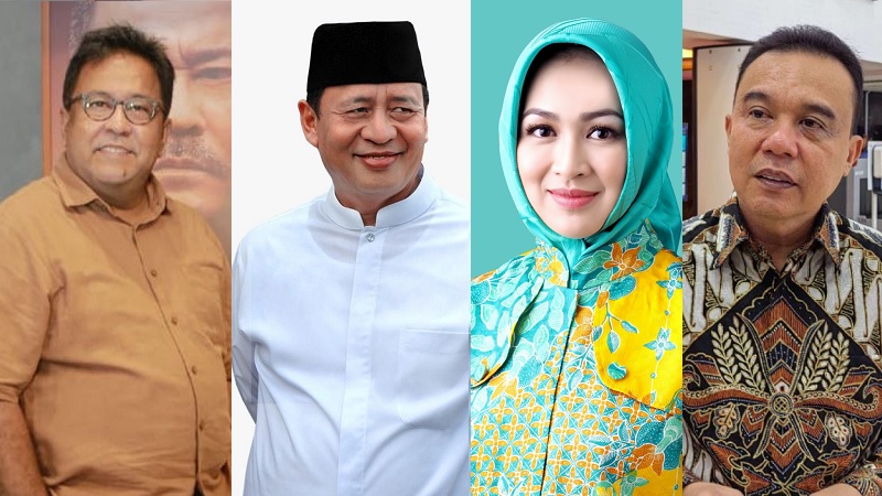 Berebut Kursi Dapil Neraka Banten III: Ada Rano Karno, WH, Airin, Hary ...