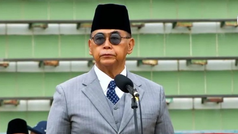 Pimpinan Pondok Pesantren Alzaytun, Panji Gumilang  akan diperiksa untuk kasus TPPU. (Foto: Repro)