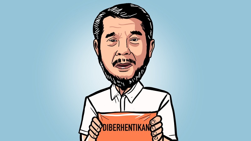 Ilustrasi Ketua MK Anwar Usman diberhentikan dari jabatannya. -Harian Disway-