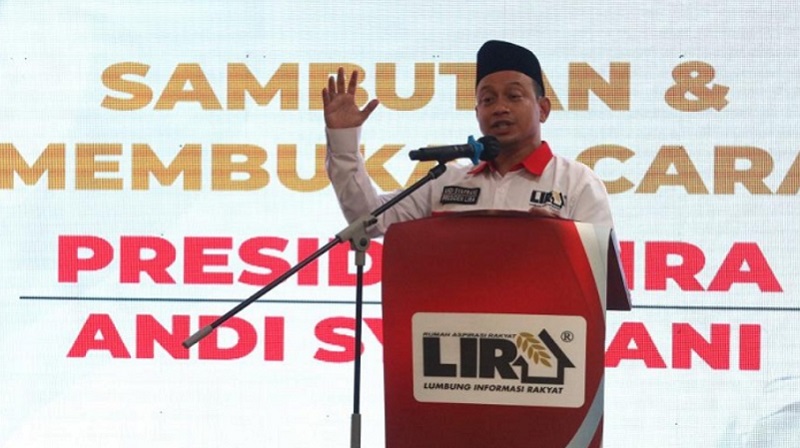 Presiden LIRA, Andi Syafrani. (Foto: IST/RMN)