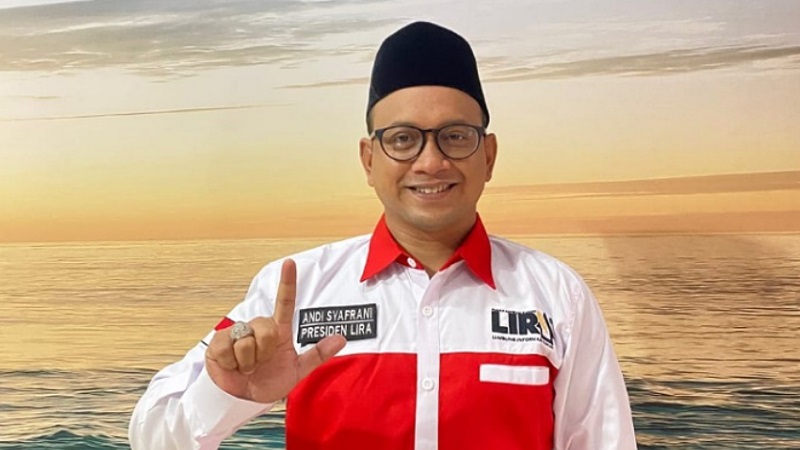 Presiden LIRA, Andi Syafrani. (Foto: IST/RMN)