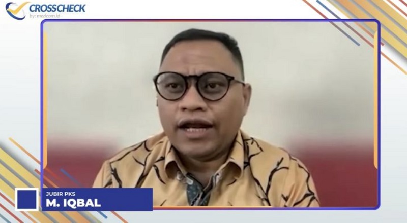 Jurubicara Timnas AMIN, Muhammad Iqbal. (Tangkapan Layar.Medom.id)