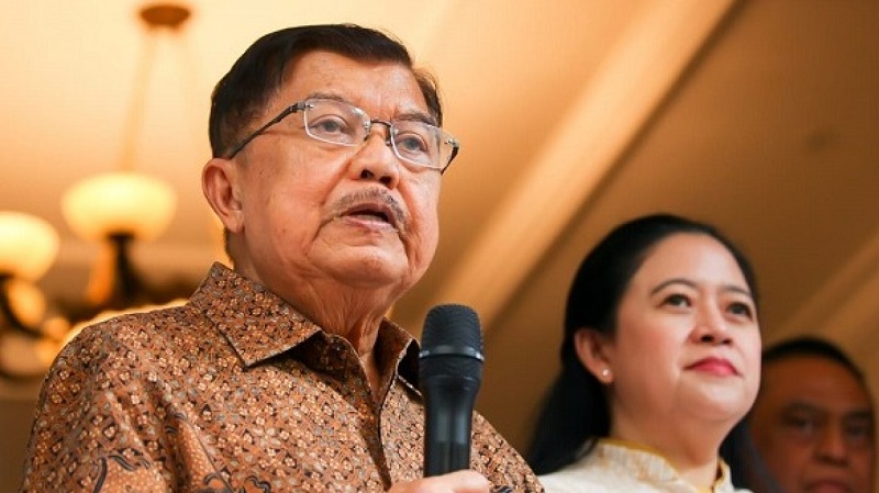 Mantan Wapres Jusuf Kalla menegaskan rencana pertemuan dengan Ketum PDIP tidak bawa embel-embel Golkar. (Foto: Repro)