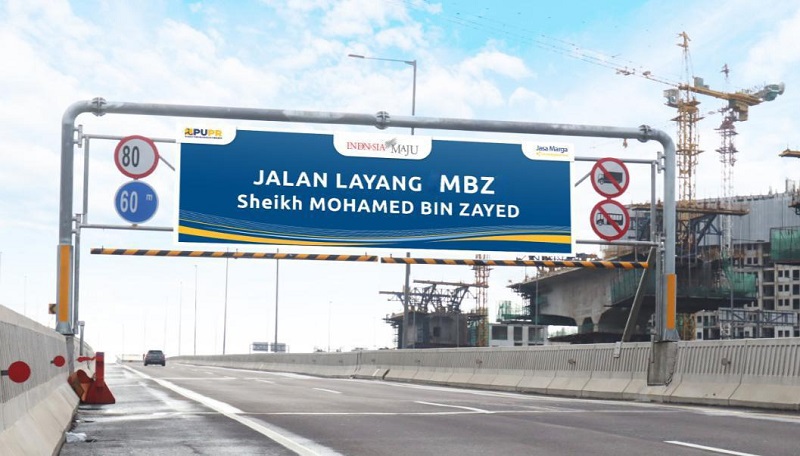 Jalan tol layang MBZ. (Foto: Repro)