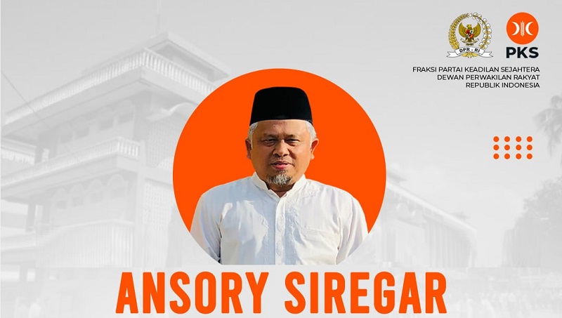 Anggota Baleg DPR Fraksi PKS Ansory Siregar. (Foto: Repro)