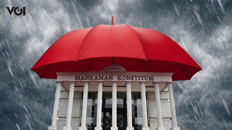 Ilustrasi Mahkamah Konstitusi (MK). (Foto: VOI)