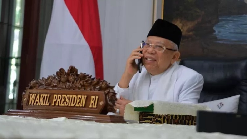 Wakil Presiden Ma'ruf Amin. (Foto: Repro)