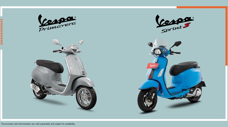 Dua model Vespa, Primavera dan Sprint S. (Foto: Dok Vespa)