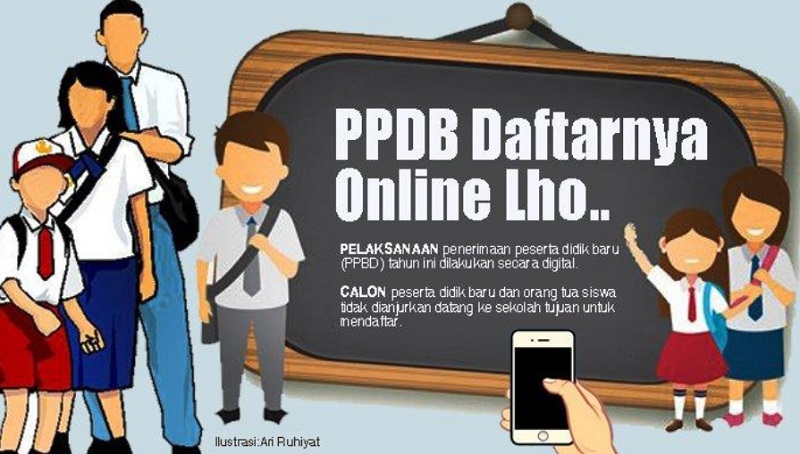 Ilustrasi PPDB Online. (Foto: Repro)