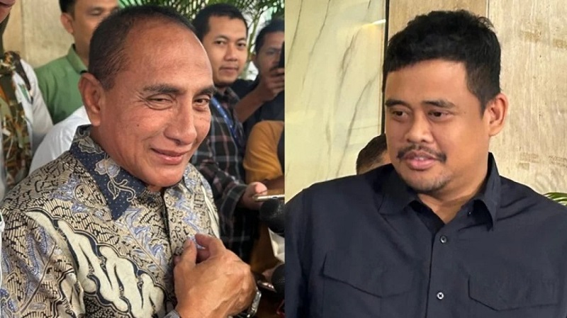 Kolase Edy Rahmayadi dengan Bobby Nasution. [Foto: Repro]