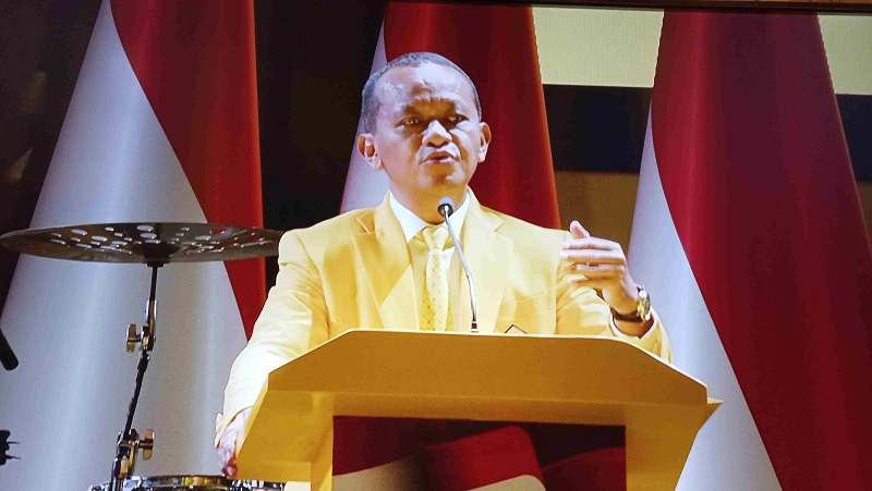 Ketum Golkar yang baru  Bahlil Lahadalia. [Foto: Repro]