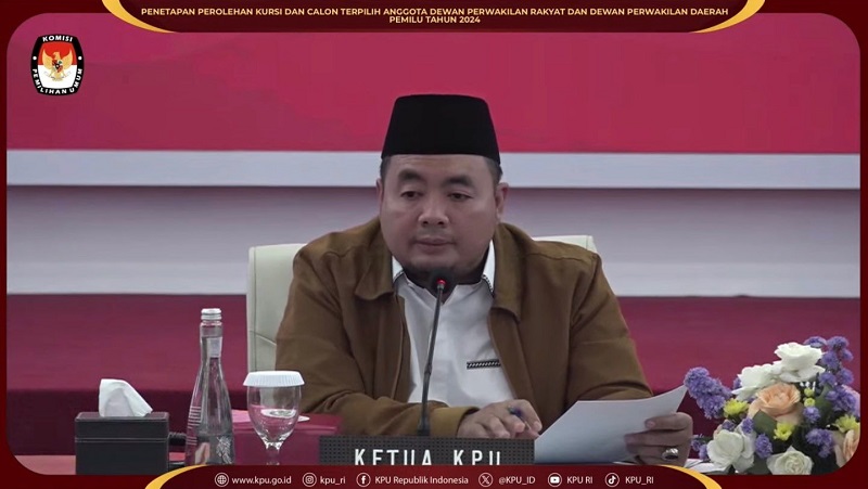 Ketua KPU RI Mochammad Afifuddin. [Foto: Repro]