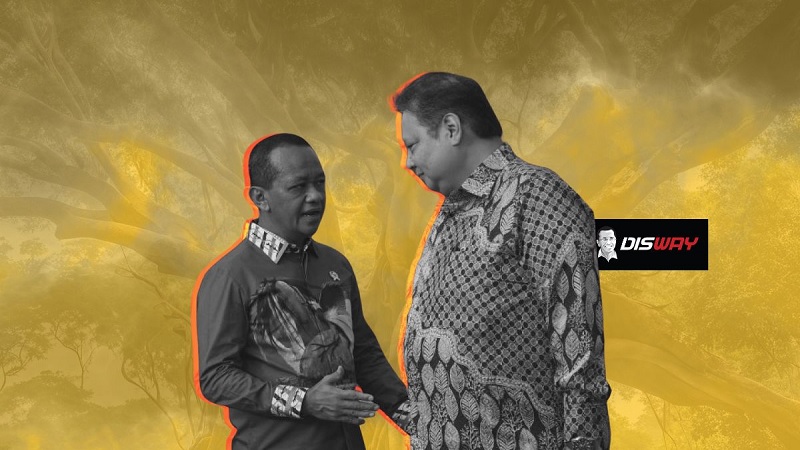 Bahlil Lahadalia disebut bakal menjadi Ketua Umum Partai Golkar setelah Airlangga Hartarto mundur. [Disway]