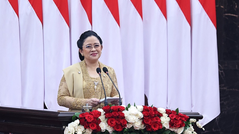 Ketua DPR RI Puan Maharani saat membuka masa persidangan pertama Tahun Sidang 2024-2025. [Foto: Dok DPR]