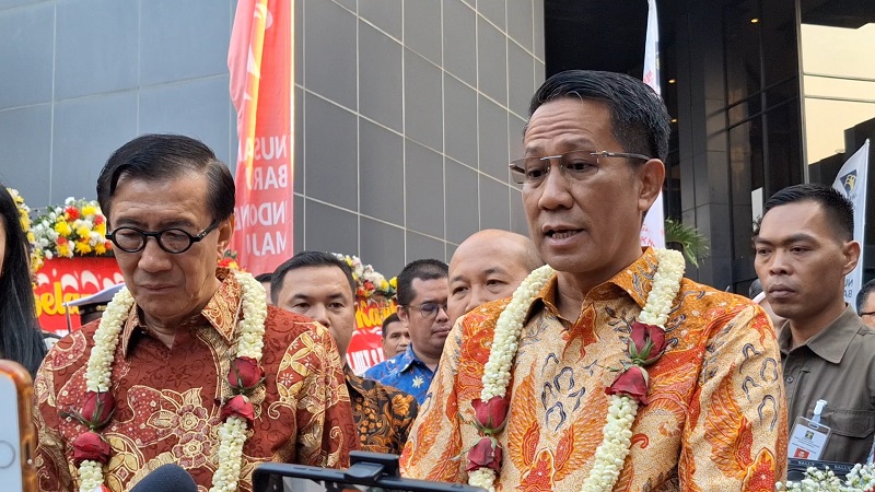 Menkumham Supratman Andi Agtas akan lapor Presiden Jokowi usai keputusan MK terkait Pilkada. [Foto" Disway]