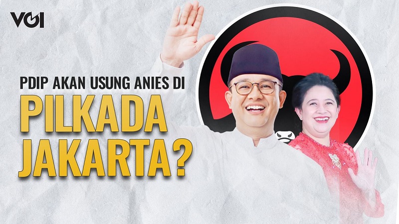 Ilutrasi Anies Baswedan dan Ketua DPP PDIP Puan Maharani. [Foto: Dok VOI]