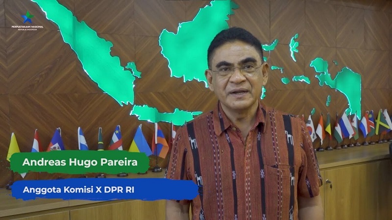 Anggota Komisi X DPR RI, Andreas Hugo Pariera. -