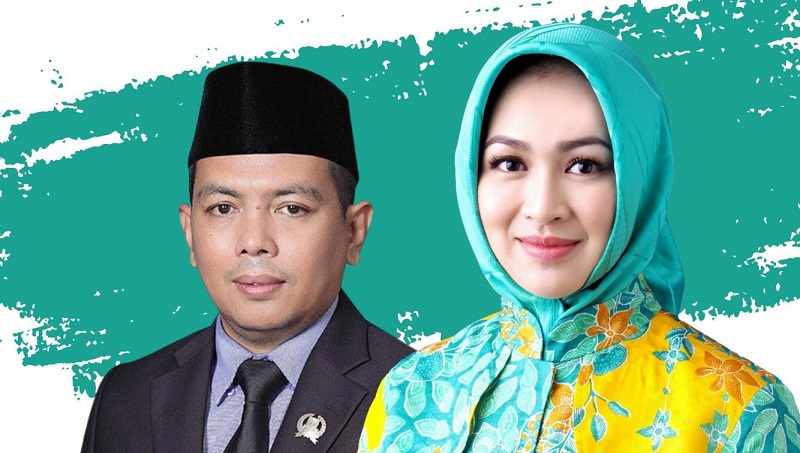 Bacagub Andra Soni akan berhadapan dengan Airin Rachmi Diany di Pilgub Banten. [Foto: Repro]