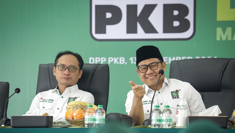 Porsi Jatah Menteri PKB<i>! </i>Cak Imin Menyerahkan Penuh ke Prabowo