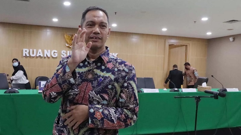 Wakil Ketua KPK Nurul Ghufron saat mengikuti putusan sidang etik di gedung ACLC KPK, Jakarta, Jumat (6/9). [Foto: Dok. Jawa Pos]