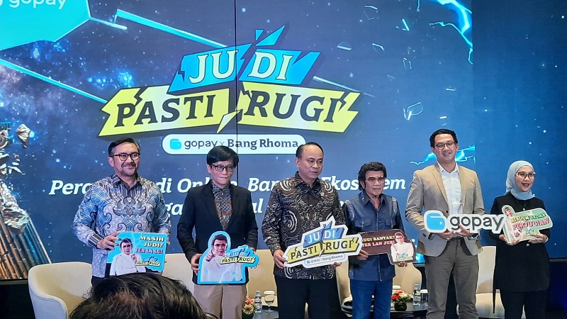 Menkominfo Budi Arie dalam acara 'Perangi Judi Online, Wujudkan Ekosistem Keuangan Digital yang Aman'. [Foto: Disway