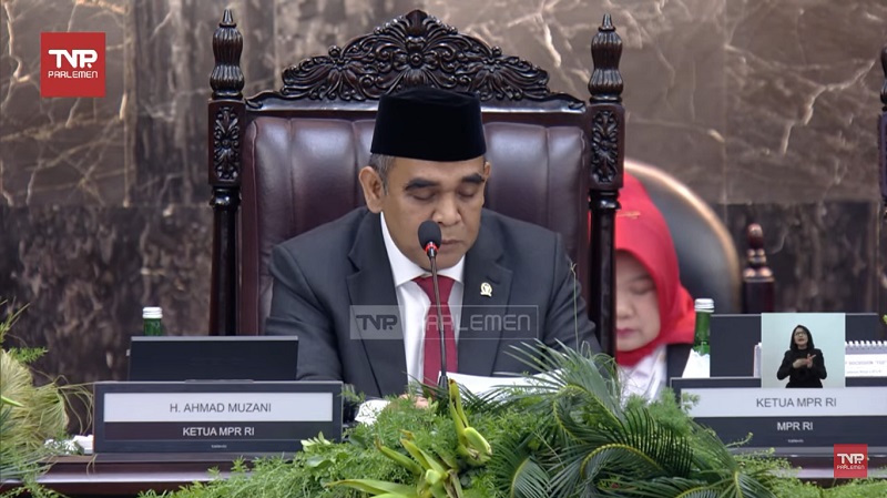 Ketua MPR RI Ahmad Muzani. [TangkapanLayar]