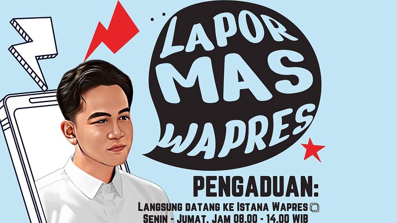 Layanan pengaduan Lapor Mas Wapres  [Foto: Dok setwapres.ri/Instagram]