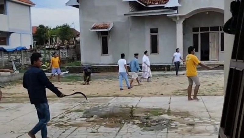 Saksi cabup di Sampang tewas di carok. [Foto: TangkapanLayar/RMN]