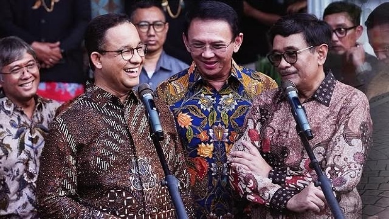 Mantan Gubernur DKI Jakarta, Anies Baswedan, dan Basuki Tjahaja Purnama (Ahok) mesra-[Foto: Instagram Anies Baswedan]