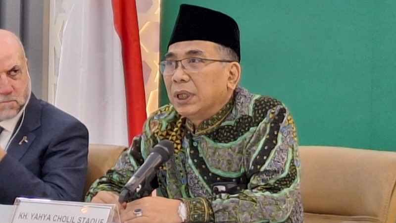 Ketum PBNU KH Yahya Cholil Staquf. [Foto: Disway/RMN]