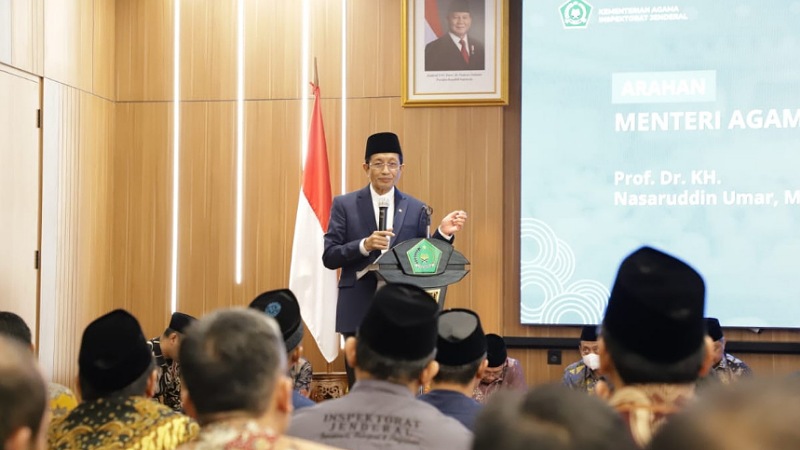 Menag Nasaruddin Umar Minta Itjen Kemenag Tidak Takut Ungkap Kebenaran