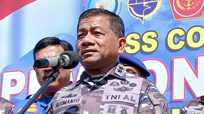 Komandan Pasukan Marinir I Brigadir Jenderal TNI (Mar), Hermanto --