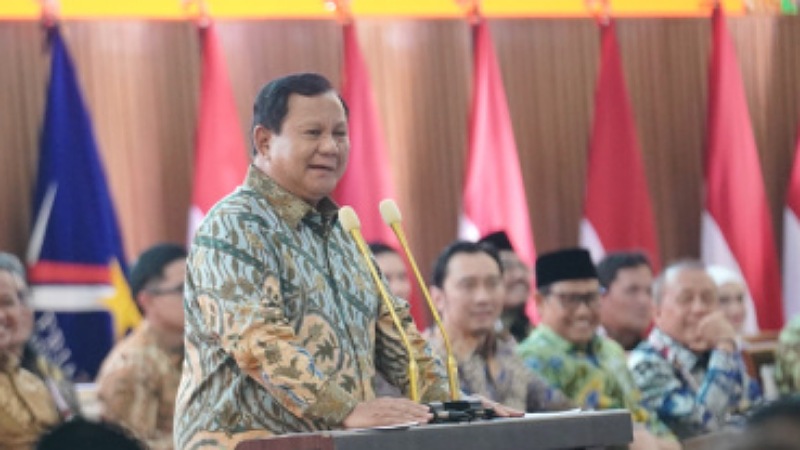 Ketua Umum DPP Gerindra yang juga Presiden RI, Prabowo Subianto mengundang petinggi KIM Plus diacara HUT Gerindra ke -17 di Sentul, Bogor. [Foto: Ist/RMN]