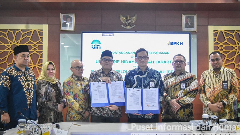 MoU UIN Jakarta dan BPKH di bidang pendidikan, penelitian, dan pengabdian masyarakat - Ist UIN JKT/RMN -