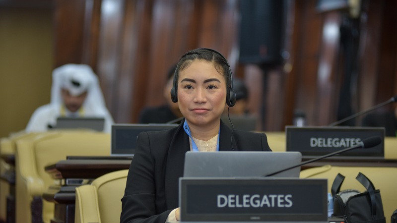 Saraswati Soroti Tarif AS dan Peran Strategis Indonesia di Forum Parlemen OKI Wakil Ketua Komisi VII DPR RI, Rahayu Saraswati Djojohadikusumo, di sidang Parlemen Negara-Negara OKI (PUIC). - Humas DPR -