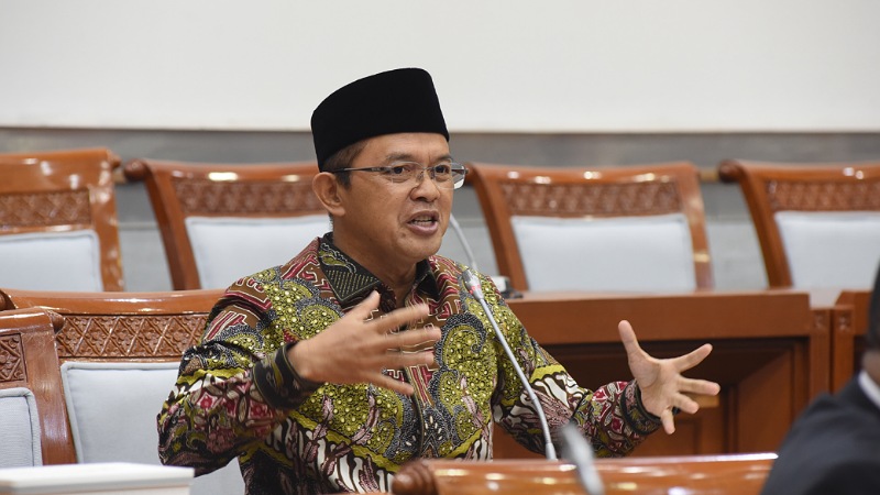Sistem Syarikah Kacaukan Kloter! Kiai Maman: Jangan Korbankan Jemaah demi Eksperimen Kebijakan! Anggota Komisi VIII DPR RI, Kiai H. Maman Imanul Haq. - Humas DPR RI -